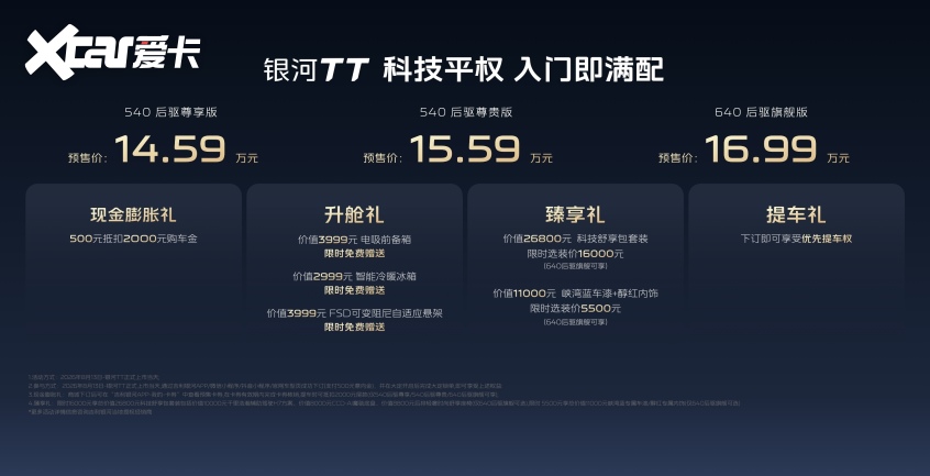 20万级纯电运动轿车迎来最优解吉利银河TT预售1459万元起(图1)
