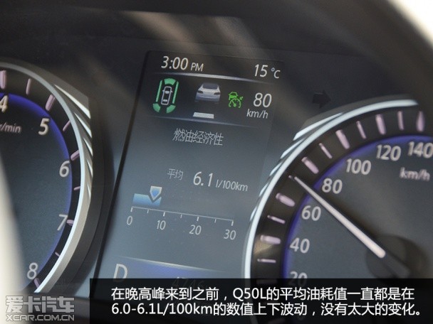 Q50L白天满油测试