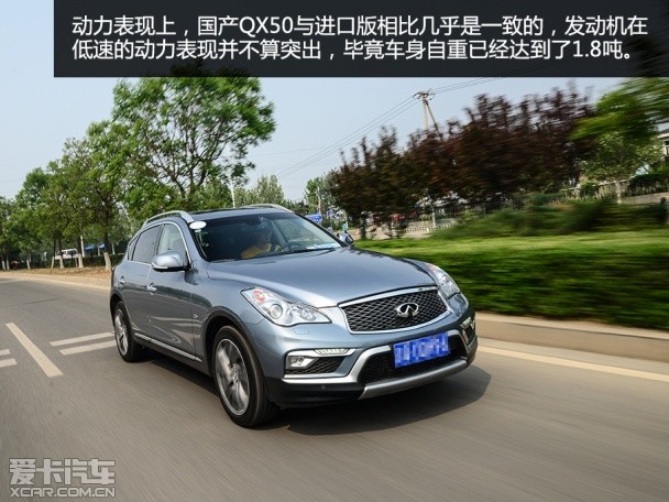 测试英菲尼迪QX50