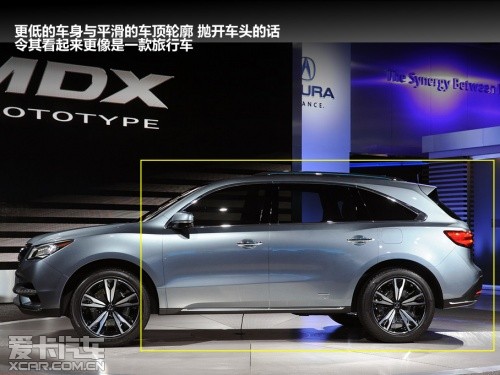 全新一代讴歌MDX原型车