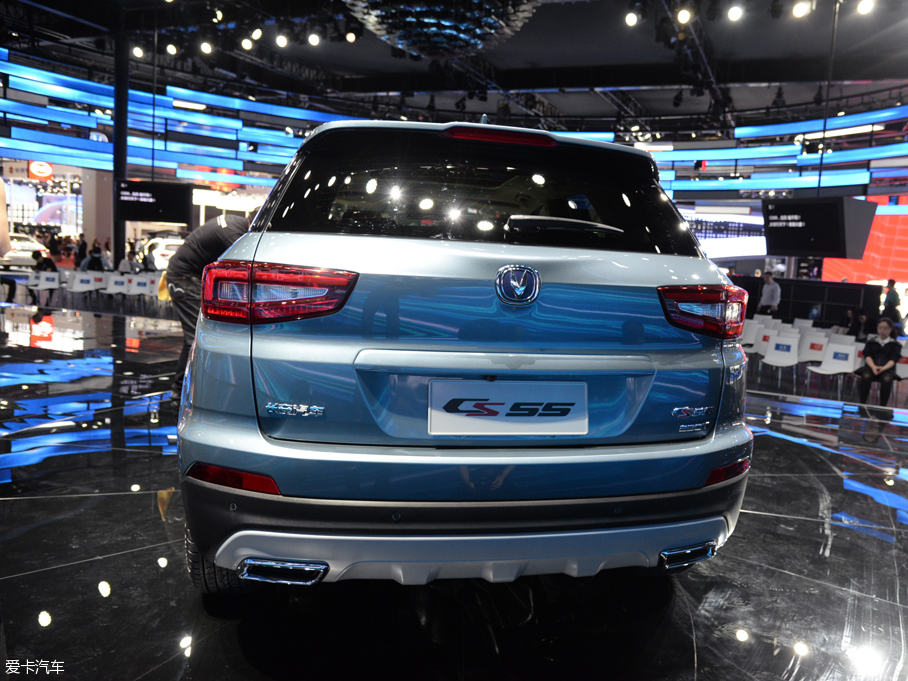 2017上海車展；靜評(píng)；實(shí)拍；長(zhǎng)安CS55