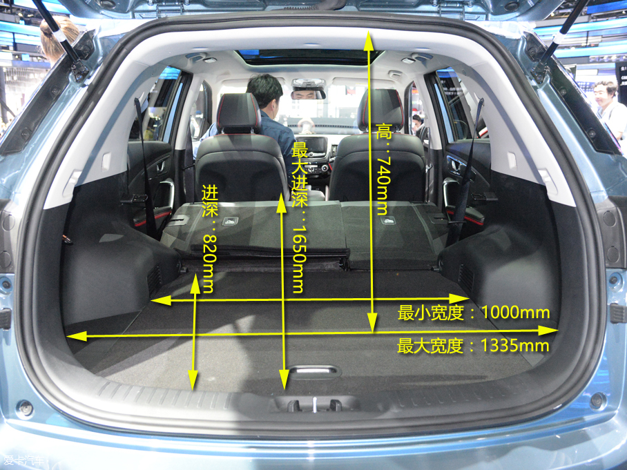 2017上海車展；靜評；實拍；長安CS55