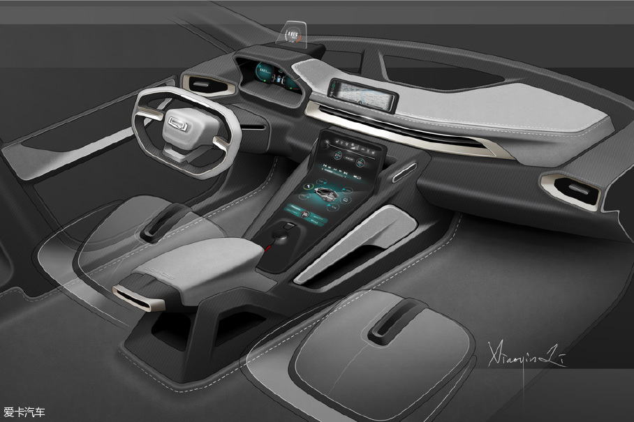 2017上海車展；靜評；實拍；觀致Model K-EV