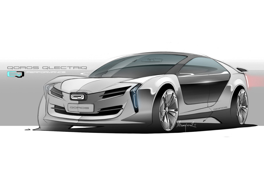 2017上海車展；靜評；實拍；觀致Model K-EV