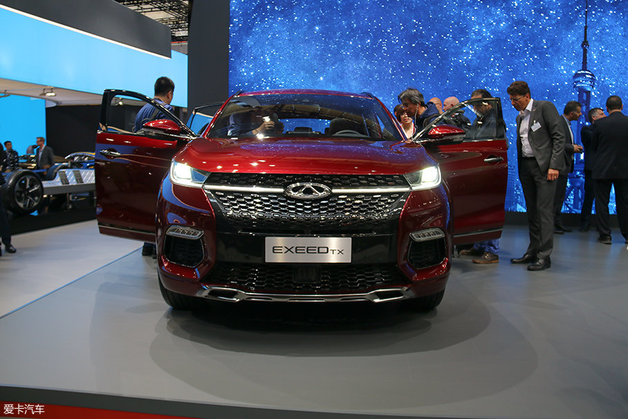 2017法蘭克福車展、靜評(píng)、實(shí)拍、奇瑞EXEED TX