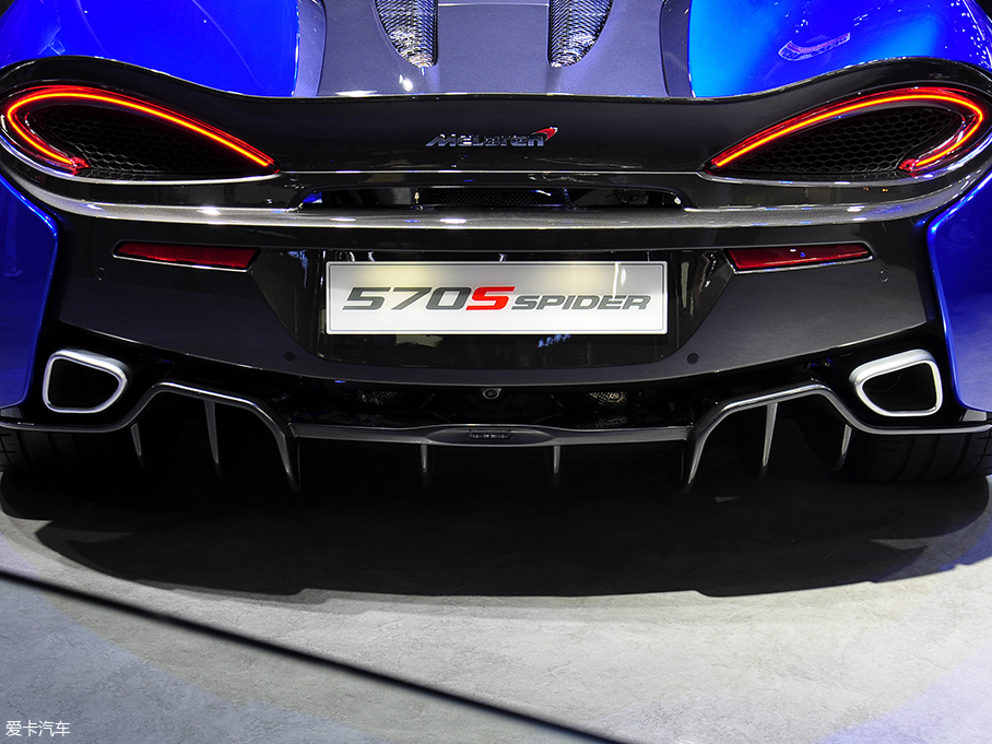 2017廣州車展；靜評；實拍；邁凱倫；邁凱倫570S Spide
