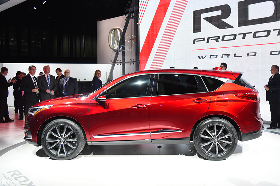 2018北美車(chē)展；靜評(píng)；靜態(tài)評(píng)測(cè)、實(shí)拍謳歌RDX