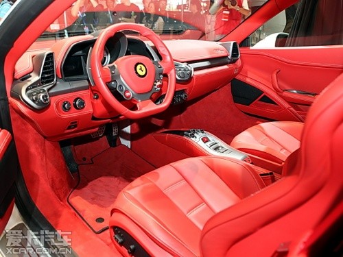 法拉利双离合f1拨片换档式变速器,458 spider 从0到100 km/h高清图片