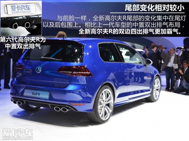 钢炮再度进化 法兰克福车展静评高尔夫R