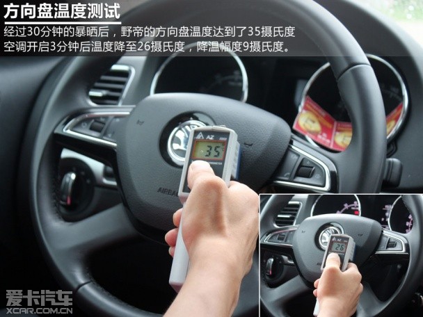 4款熱門SUV空調(diào)制冷測試