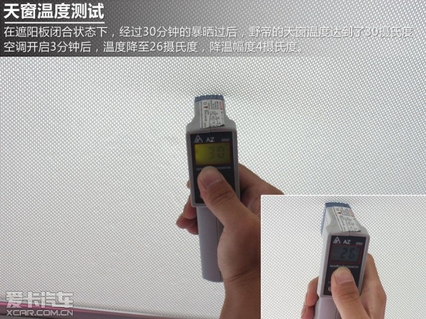 4款熱門SUV空調(diào)制冷測試