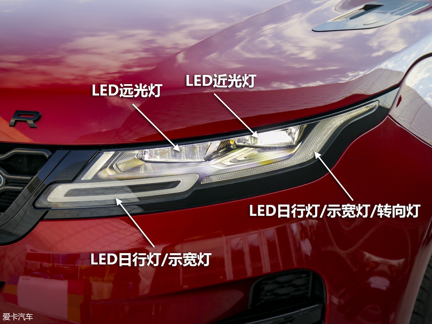 全新攬勝極光：大燈