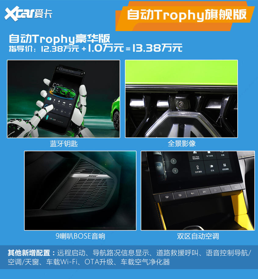 新款名爵6購車手冊 推薦Trophy豪華版