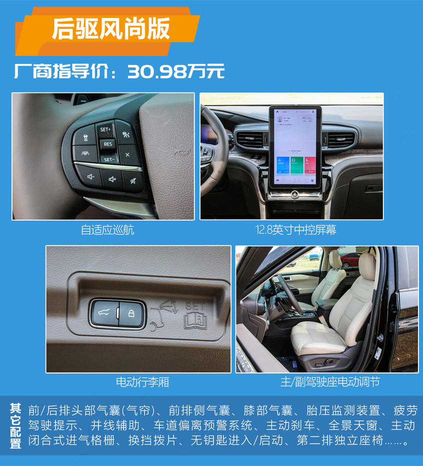 福特探險者購車手冊：配置差異及推薦