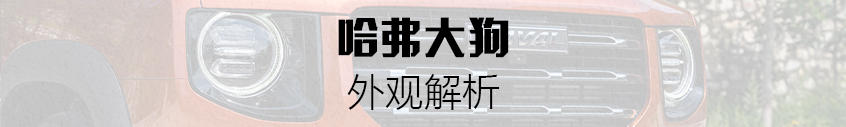 试驾哈弗大狗：外观解析