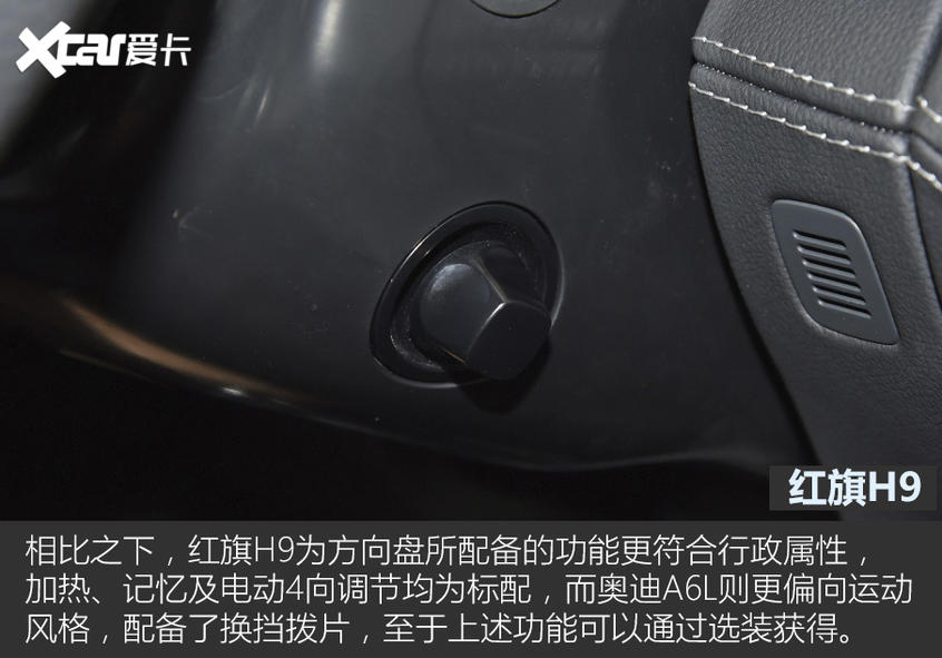 紅旗H9對比奧迪A6L