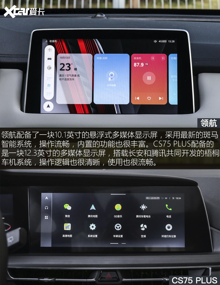 领航 VS CS75 PLUS：豪华or科技