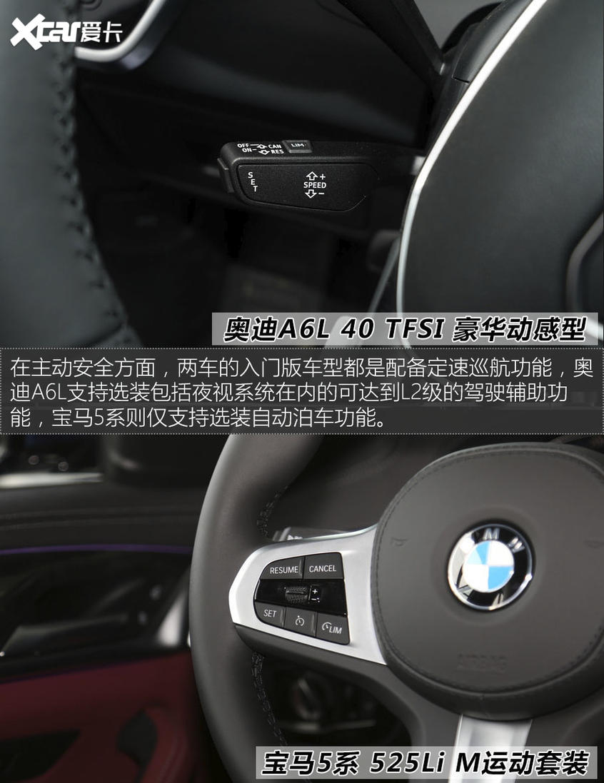 奧迪A6L對比寶馬5系
