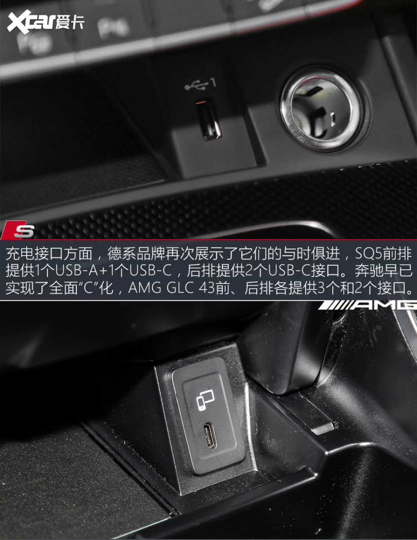 奧迪SQ5對比奔馳AMG GLC 43