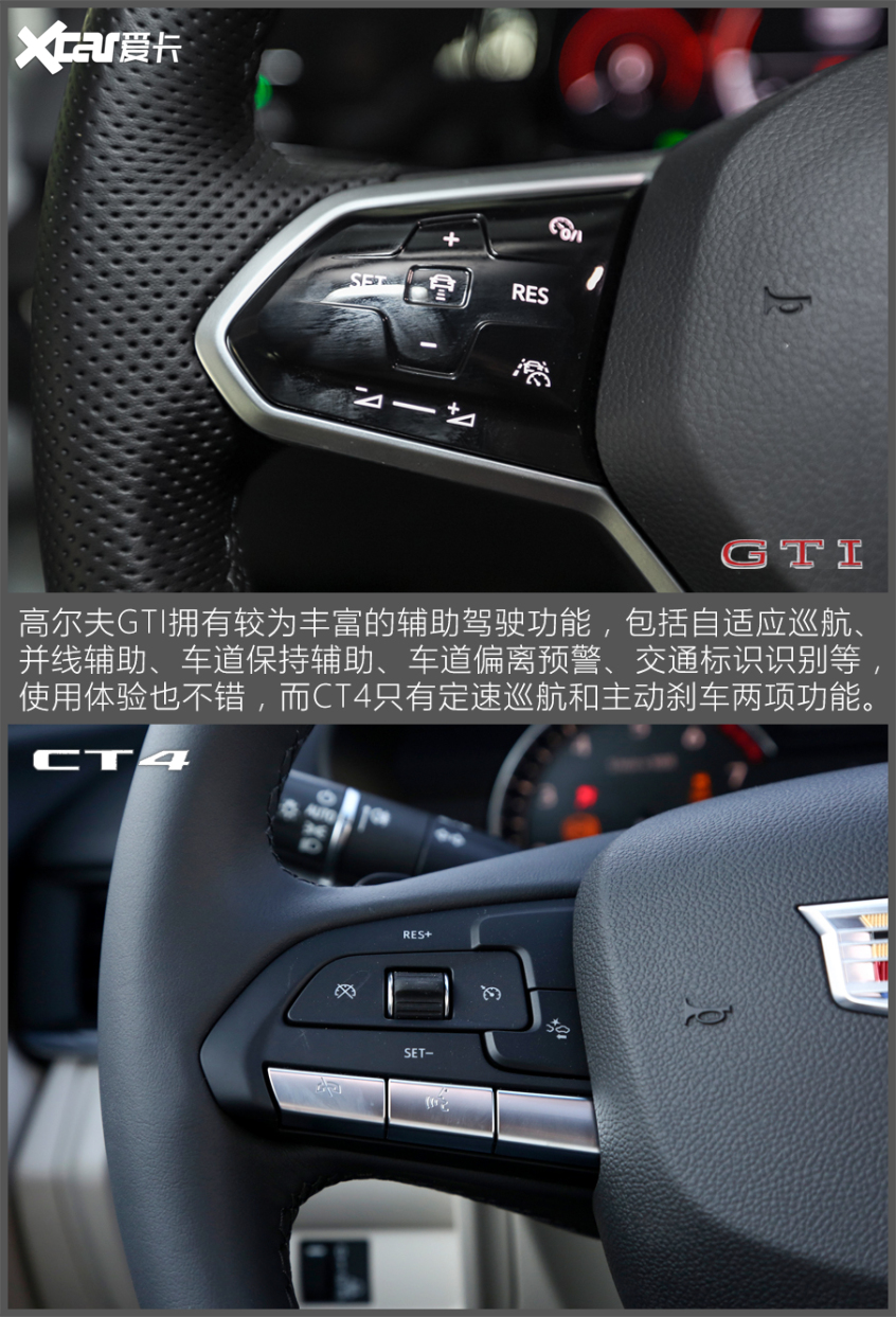 高爾夫GTI對比CT4