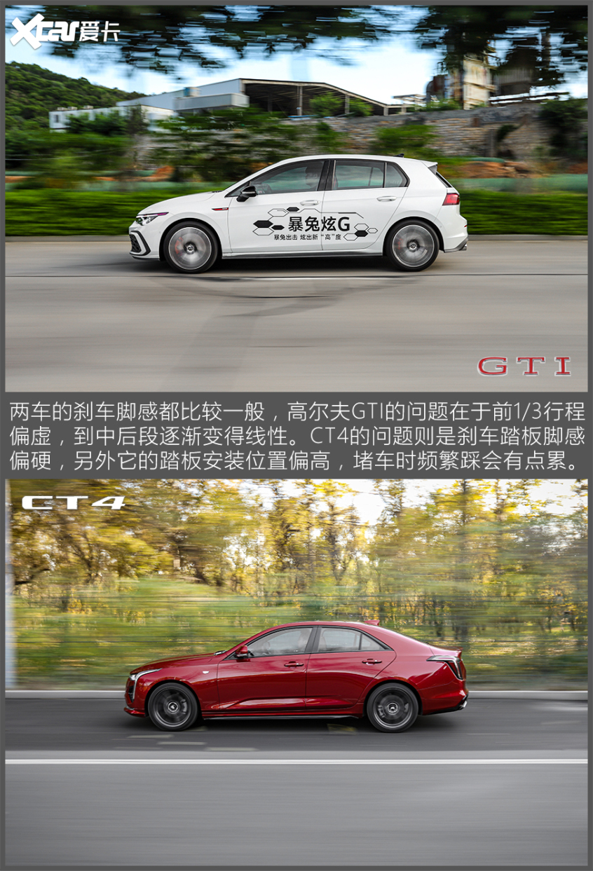 高爾夫GTI對比CT4