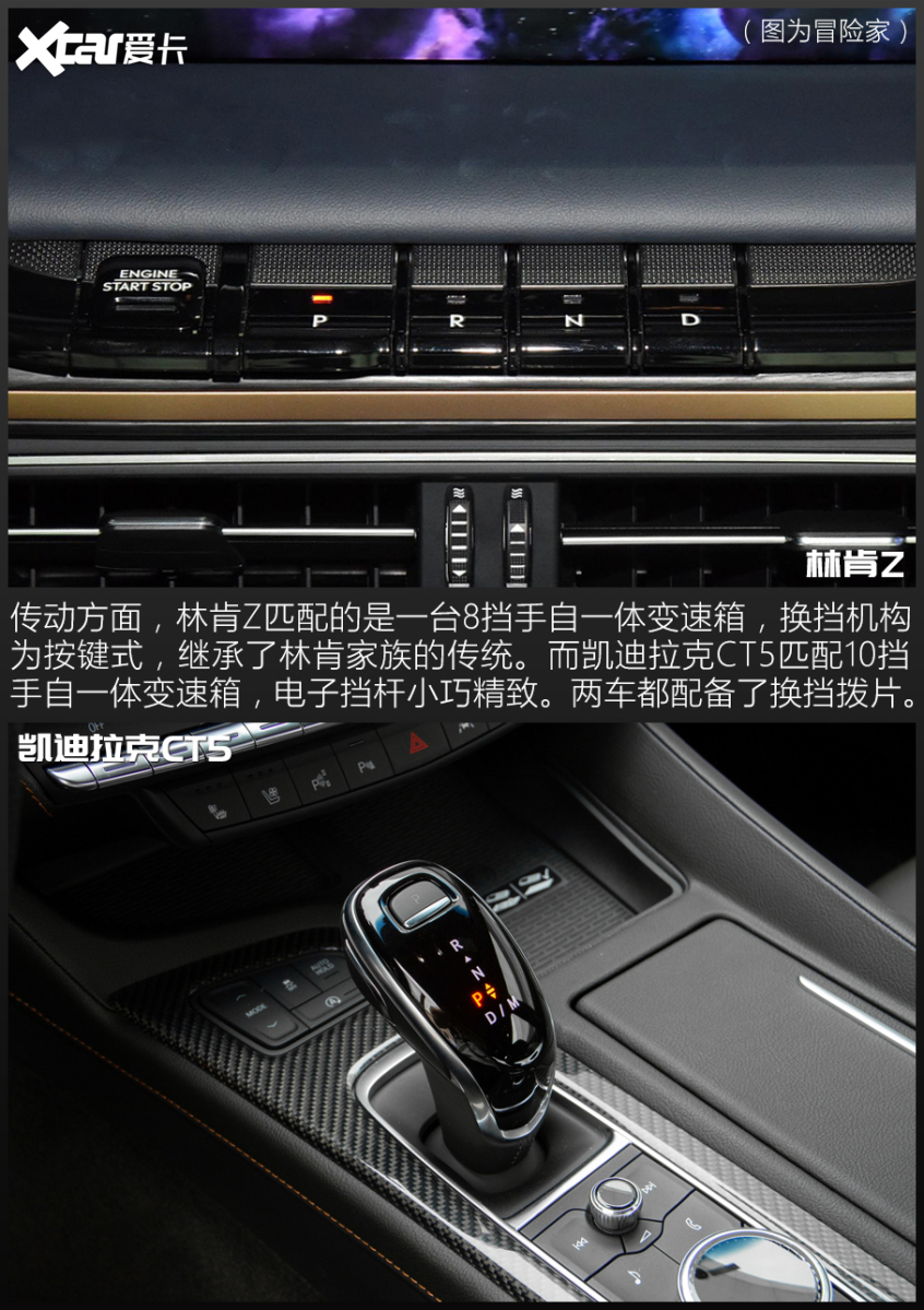 林肯Z對比凱迪拉克CT5