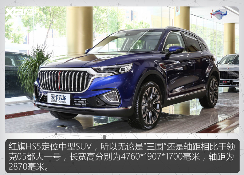 領(lǐng)克05對(duì)比紅旗HS5