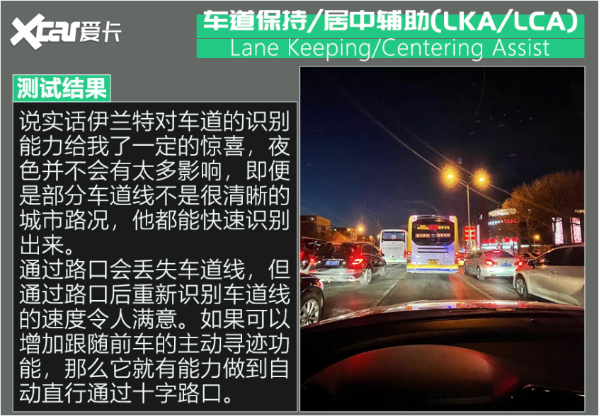 伊兰特驾驶辅助系统评测