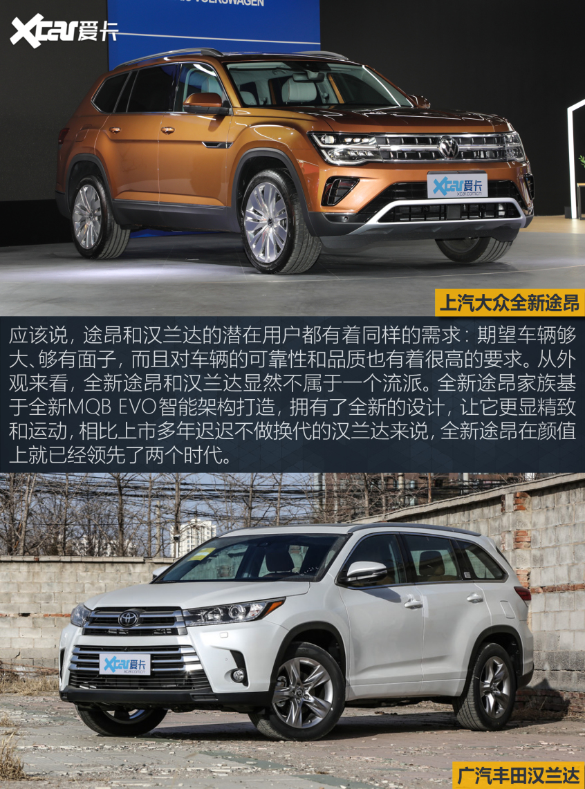 X擂臺之大眾途昂VS豐田漢蘭達