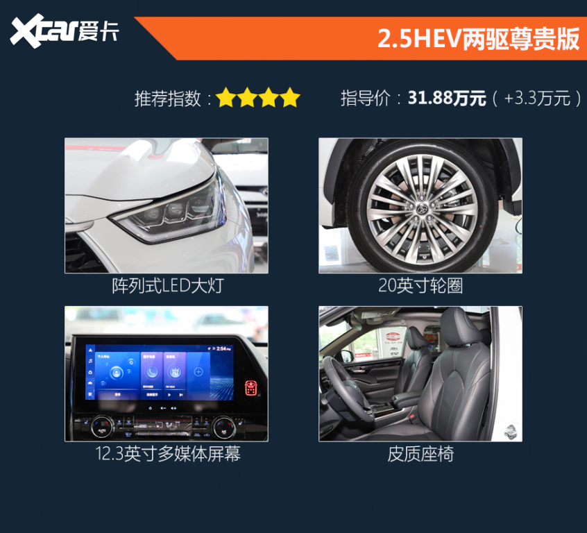 廣汽豐田2021款漢蘭達 雙擎