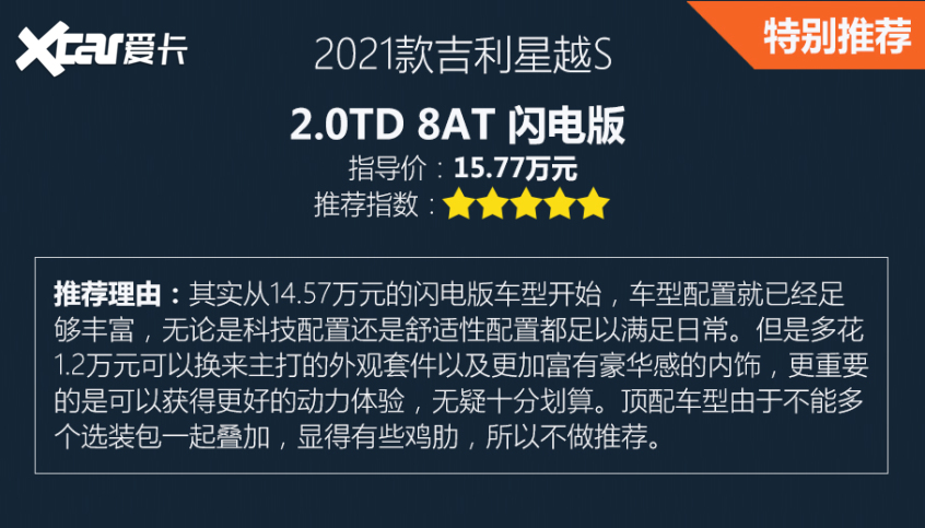 吉利汽車2021款星越