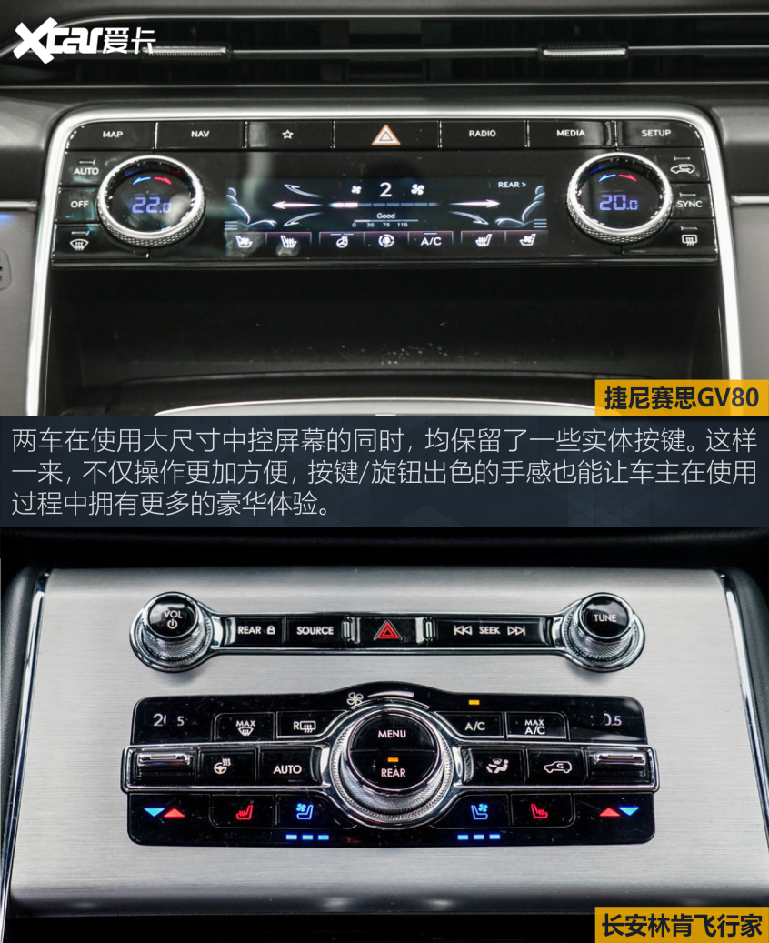 GV80對(duì)比飛行家