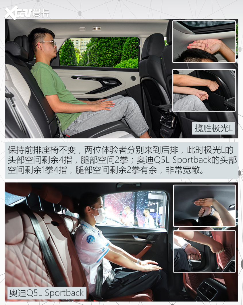 極光L對比Q5L轎跑
