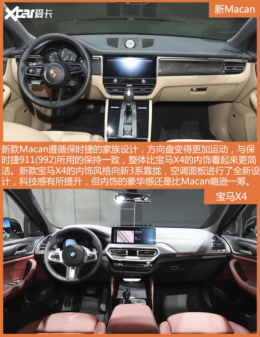 macan對比X4