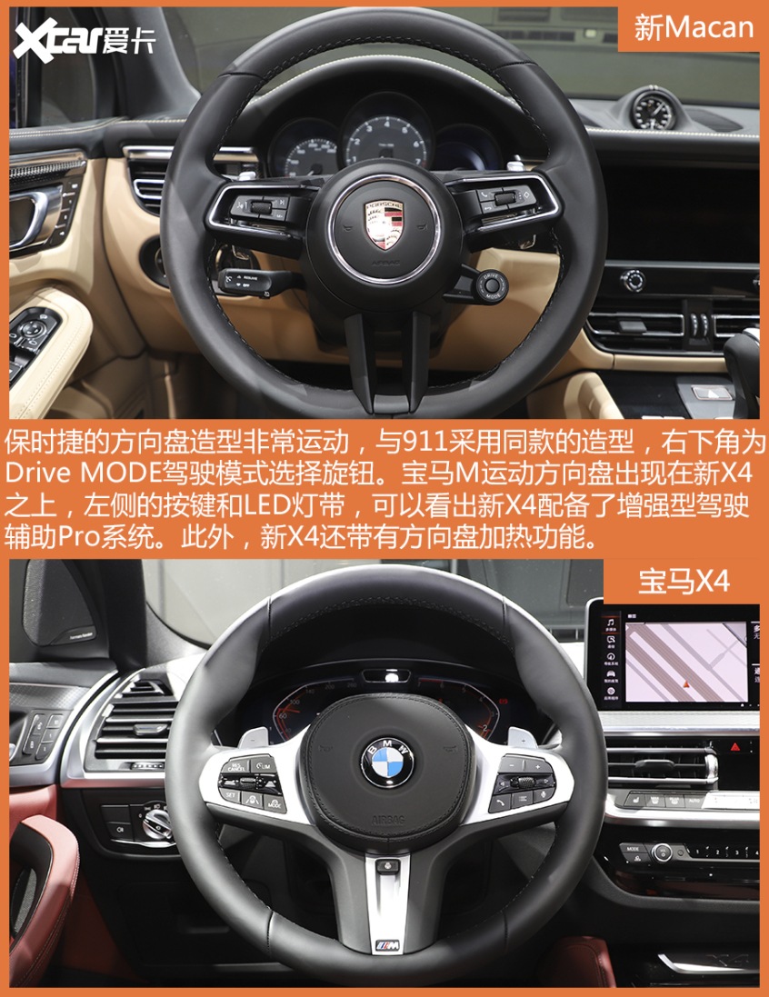 macan對比X4