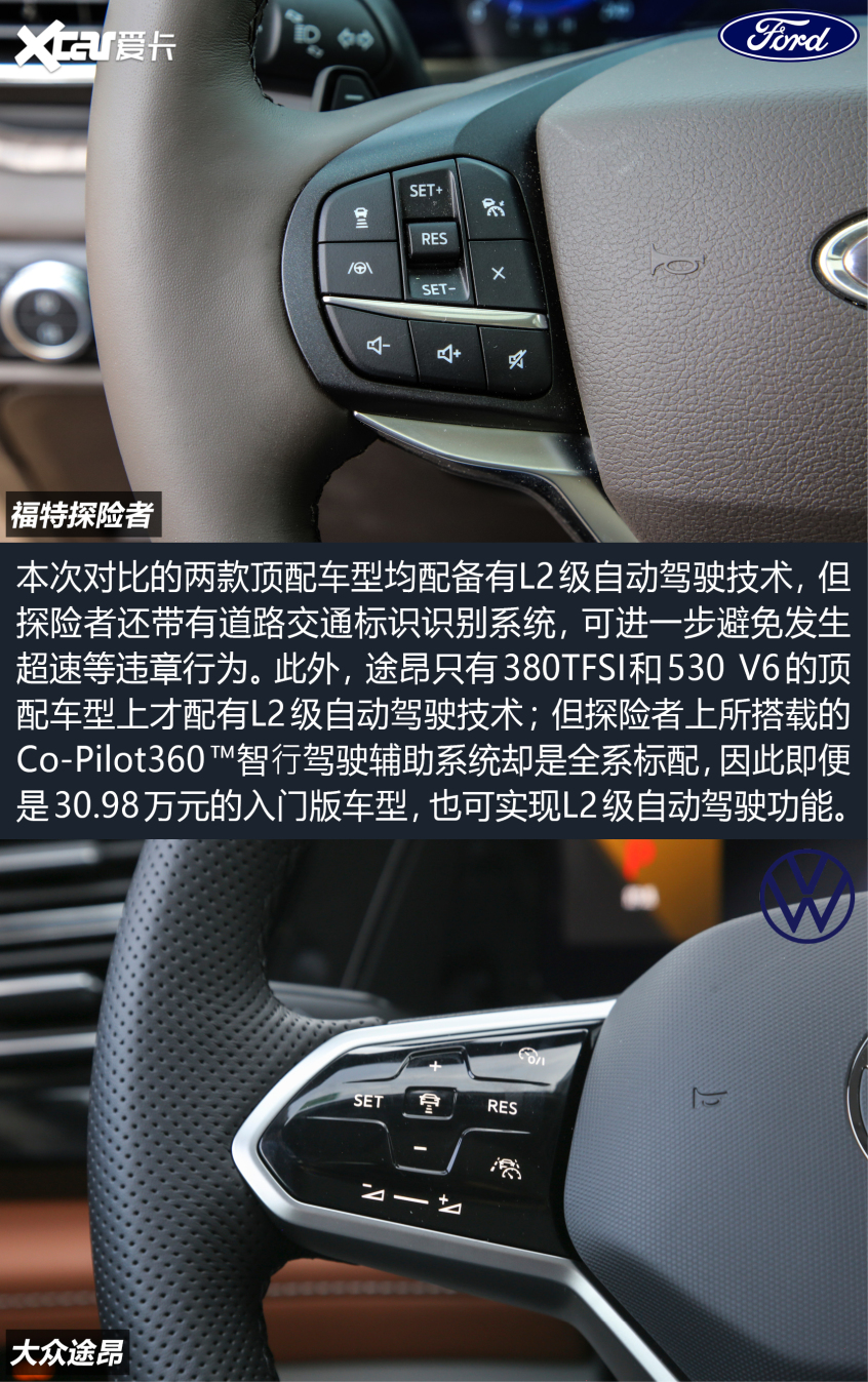 探险者对比途昂