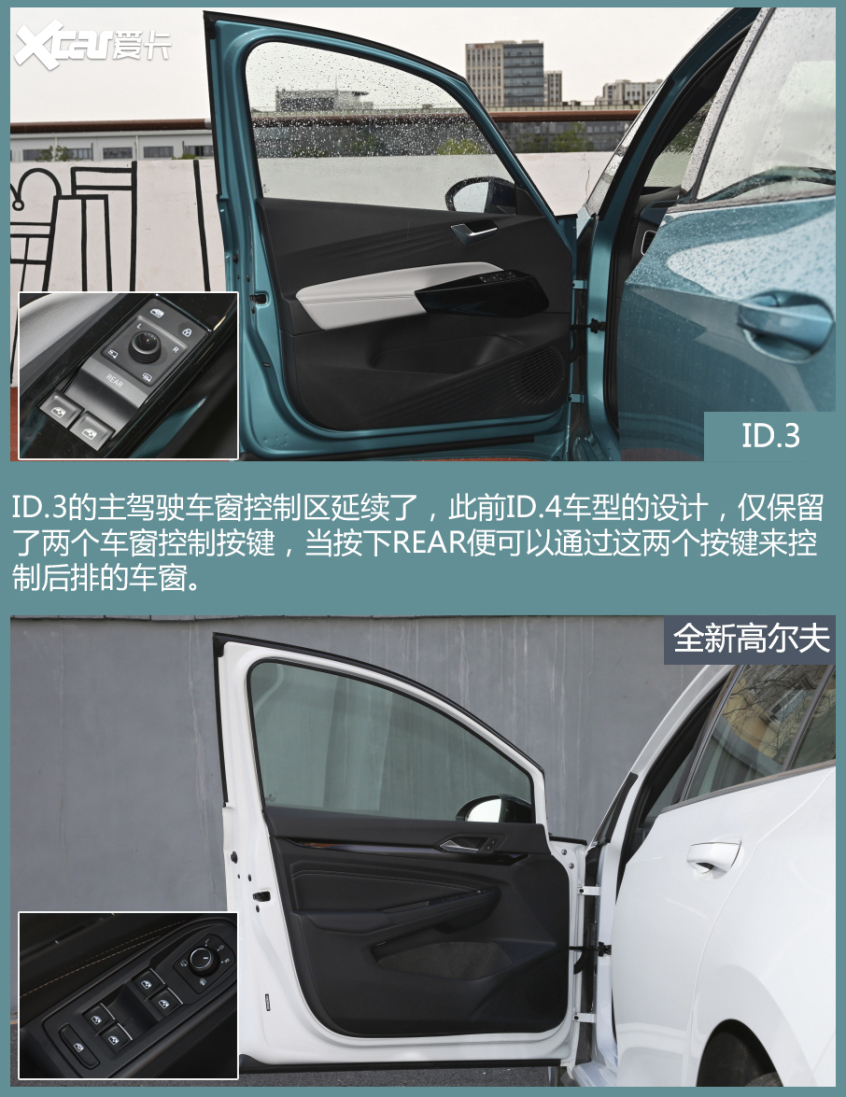 ID.3对比高尔夫