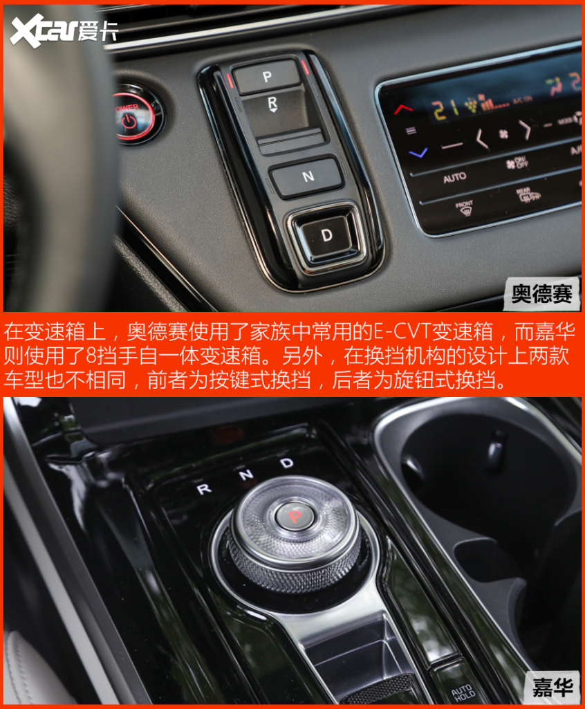 奧德賽對比嘉華