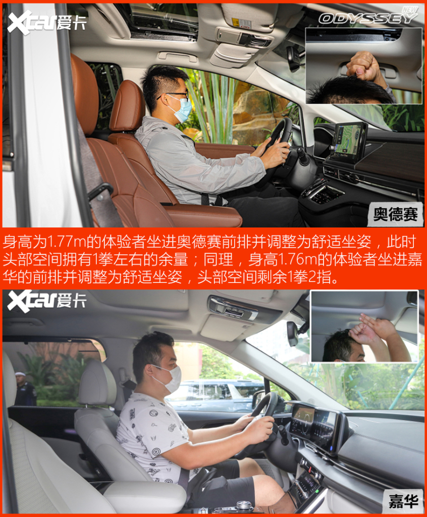 奧德賽對比嘉華