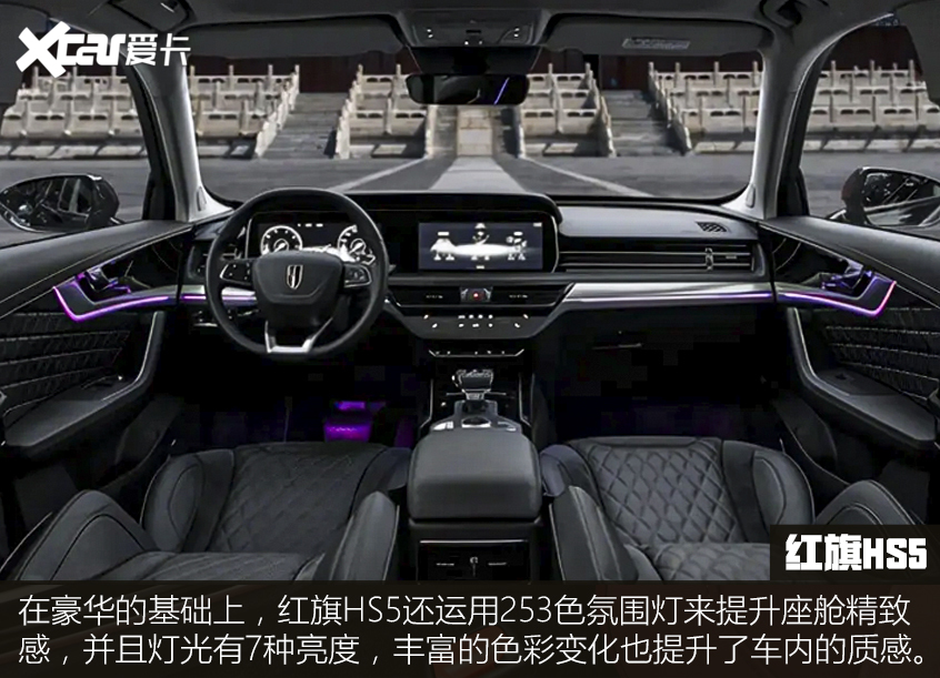 紅旗HS5對(duì)比領(lǐng)克05 ：內(nèi)飾&配置對(duì)比