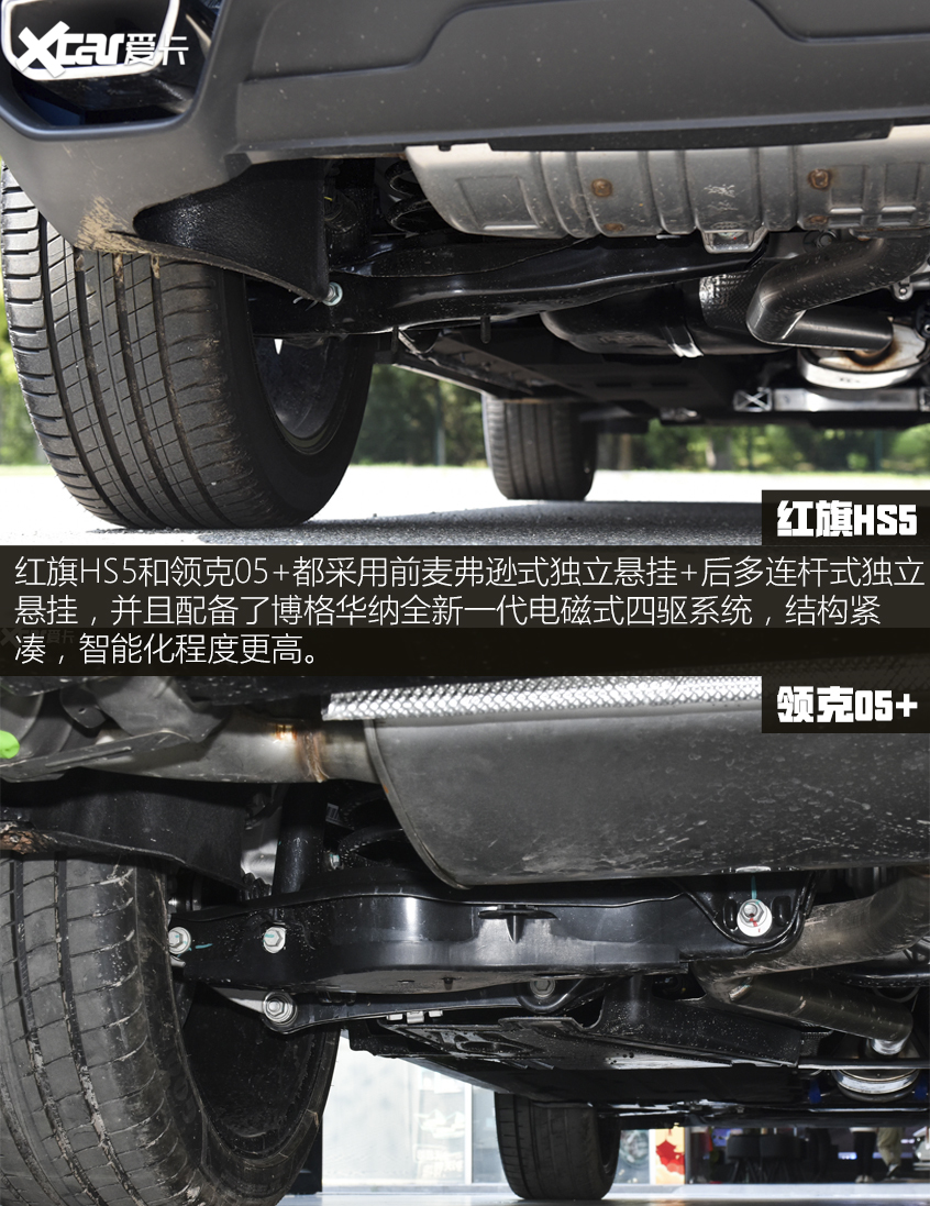 紅旗HS5對(duì)比領(lǐng)克05 ：空間&動(dòng)力對(duì)比