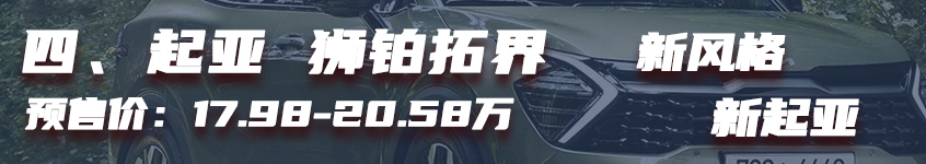 合資緊湊級(jí)SUV