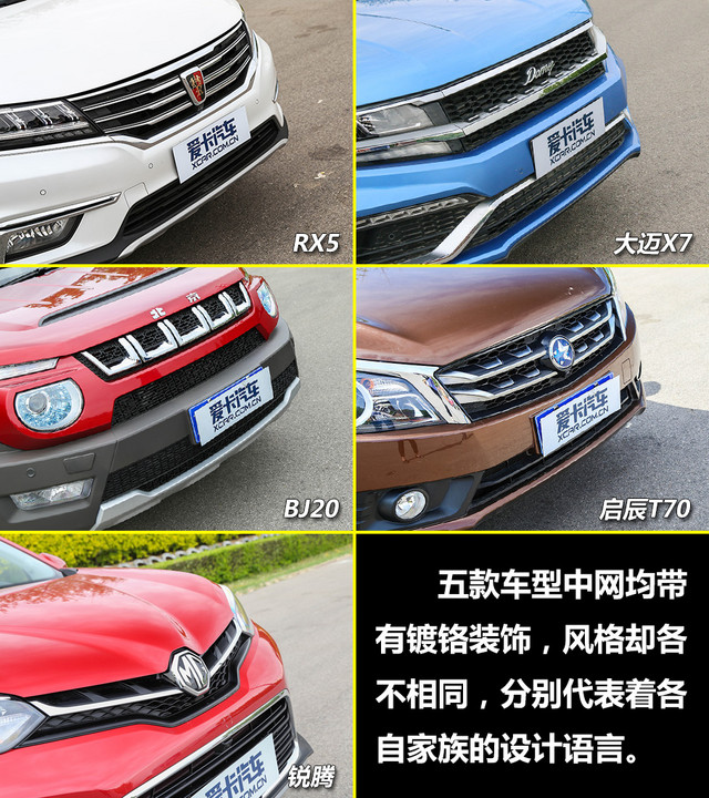 中国品牌SUV横评-设计篇