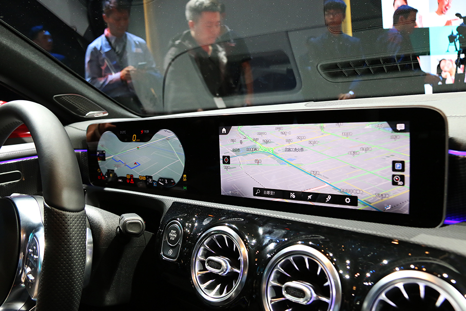 實拍北京奔馳新A級三廂