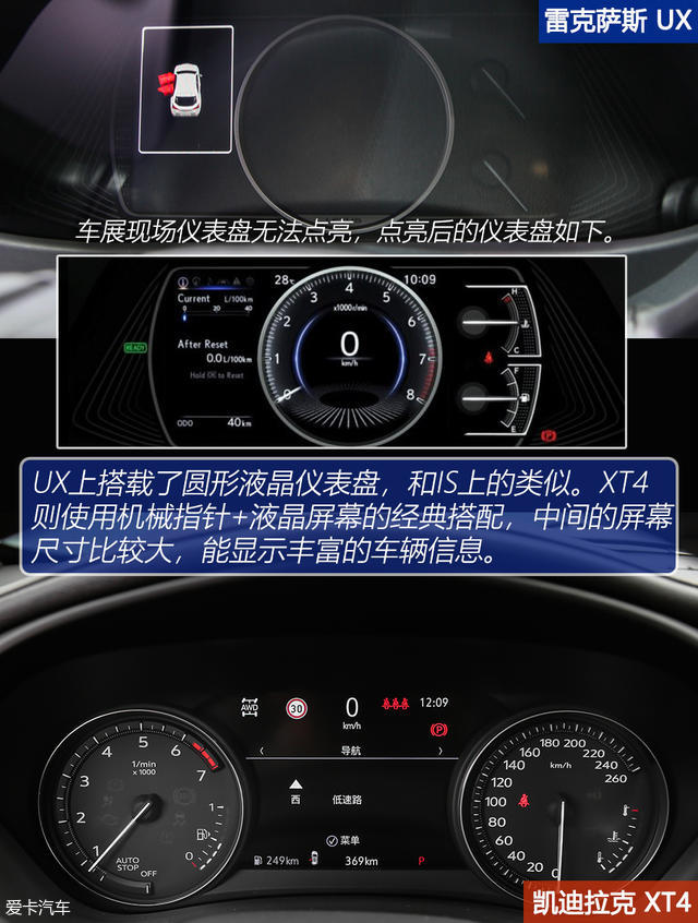 雷克薩斯UX對比凱迪拉克XT4