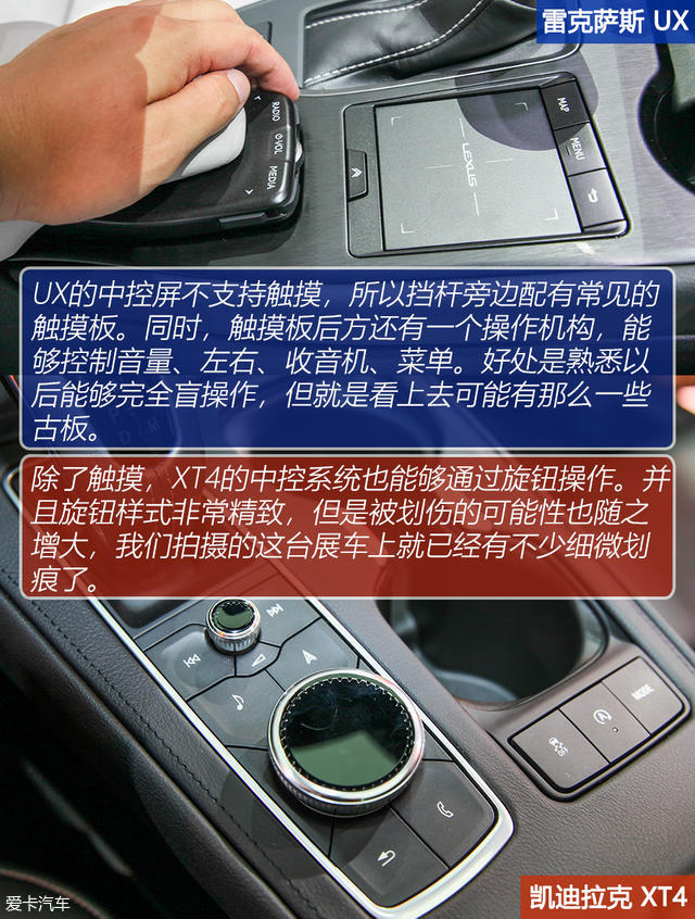 雷克薩斯UX對比凱迪拉克XT4
