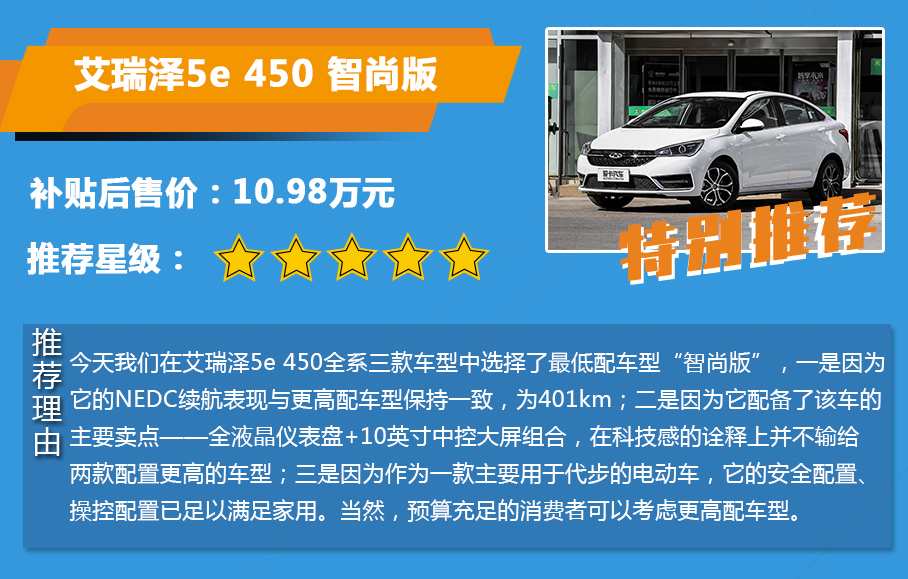 艾瑞澤5e 450購車手冊