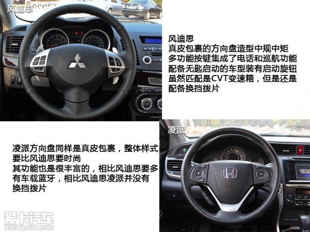 三菱风迪思;对比;广本凌派