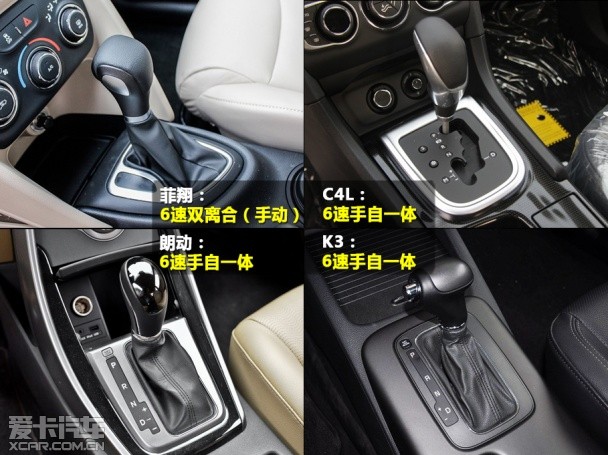 緊湊型；家用車；對比