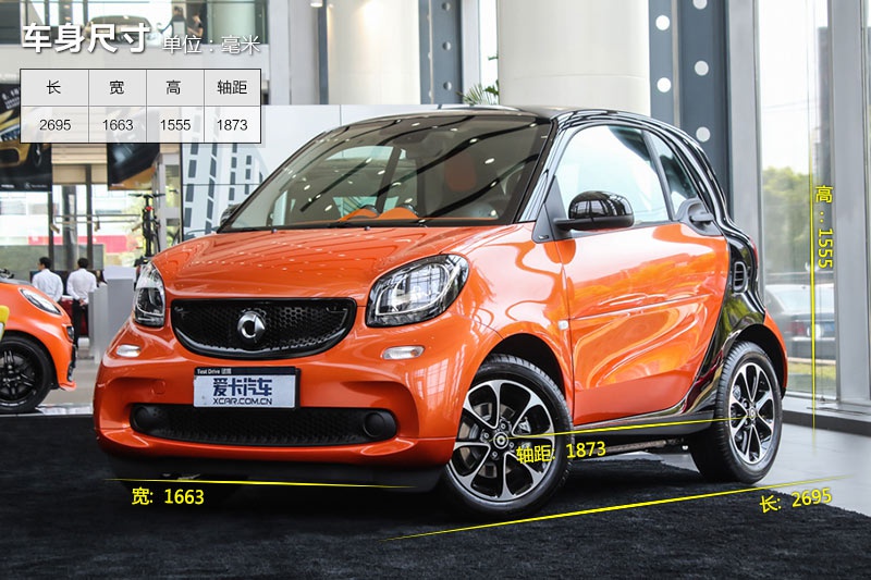 smart fortwo2015款车身尺寸(2)_smart_图片说车_爱卡汽车